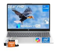 HP Flagship 15.6 Touchscreen Laptop Computer, Intel 8 Core i3, 15.6 Inch FHD Anti-Glare Touch Screen, 16GB RAM, 512GB SSD, Bluetooth 5.4, Numeric Keypad, Fast Charge, Windows 11 Pro, with Accessories