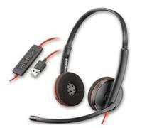 HP Headphones C3220 Black Red