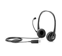 HP - Headset - on-ear - wired - USB - black jack 240 G8, 24X G7, 25X G8, Chromebox Enterprise G3, G3, ENVY 17, Pro c645, ZBook Power G7