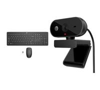 HP Home Office Bundle, 230 Wireless Mouse and Keyboard, 320 FHD USBA Webcam