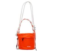 Hp hope Bucket Bags for Women, Lightweight Puffy Bucket Bag with Lambswool Lining, Casual Shoulder Bag Handbag for Daily Orange