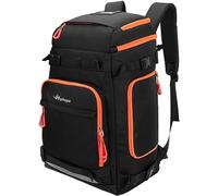 Hp hope Ski Backpack with Helmet Compartment 70L Large Capacity Ski Boot Bag for Skiing Waterproof Rucksack for Snowboarding for Ski Boots Skates Snowboard