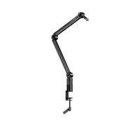 HyperX Caster Microphone and Camera Arm Tool-less Adjustment, Broad Compatibility, Cable Management, Sturdy, Black