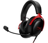 HP HyperX Cloud III Gaming Headset - Red, Red