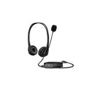 Hp Inc Hp Wired Over-The-Head Stereo Headset Black Binaural Supra-Aural 64 Ohm 2 428K6AA
