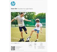 HP Iron-On Transfer Sheets for Light Fabric, A4 (210 x 297 mm), 10 Sheets