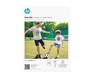 HP Iron-On Transfers for Light Fabric A4 (210 x 297 mm) 10 sheets