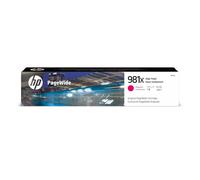 HP L0R10A 981X High Yield Original PageWide Cartridge, Magenta, Single Pack Mage