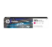 Genuine HP 981X High Yield Magenta Ink Cartridge - L0R10A