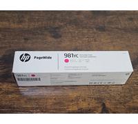 HP L0R18YC genuine PageWide Magenta Ink 981YC High Yield Dates FEB 2026 JUL 2027