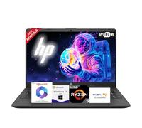 HP Laptop for Work & Home (1 Year Microsoft Office 365), AMD Ryzen 5 5500U Processor (Outperforms i7-1165G7), 15.6" FHD LED Display, 16GB RAM, 512GB SSD, Wi-Fi 6, Copilot AI, Windows 11 Pro, WOWPC USB