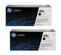 HP LaserJet 1160Le Printer Toner Cartridges (2 Pack) -Q5949A Multipack Original
