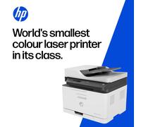 HP LaserJet 179fnw Colour Wireless Multifunction Printer with Fax | Self-healing Wi-Fi | Print from phone or tablet | Small, compact MFP - world's s