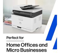 HP LaserJet 179fnw Colour Wireless Multifunction Printer with Fax | Self-healing Wi-Fi | Print from phone or tablet | Small, compact MFP - world's s