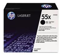 HP 55X LaserJet original toner cartridge black standard capacity 12.500 pages 1-pack