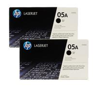 HP LaserJet P2055dn Printer Toner Cartridges (2 Pack) -CE505A Multipack Original