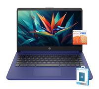 HP Latest Stream 14" HD Laptop, Intel Celeron Processor, 8GB Memory, 64GB eMMC Storage, Fast Charge, HDMI, Up to 11 Hours Long Battery Life, Office 365 1-Year, Win 11 S, Microfiber Bundle, Blue