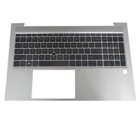 HP M21677-051 Top Cover W/Keyboard CP BL FR