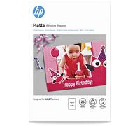 HP Matte Photo Paper, 180 g/m2, 25 sheets, White, 10 x 15 cm
