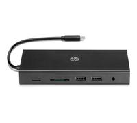 HP Multi Port Hub USB-C Travel HDMI VGA USB MICRO SD