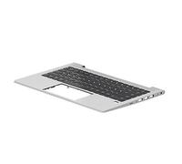 HP N43874-BD1 SPS-TOP COVER W/KB BL UR