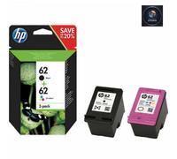 HP 62 2-pack Black/Tri-color Original Ink Cartridges