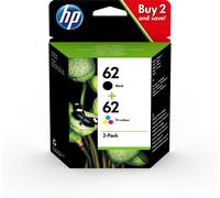 HP N9J71AE 62 Original Ink Cartridges Black and Tri color Multipack 2 Count