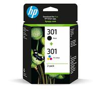 HP N9J72AE 301 Original Ink Cartridges, Black and Tri-Colour, Multipack