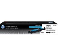 HP 143AD Dual Pack Black Original Neverstop Toner Reload Kit