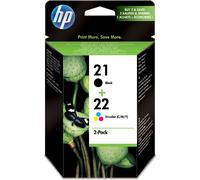 HP SD367AE#301 Original HP No. 21 Black and No. 22 Colour Ink Cartridges