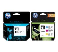 HP No 711 ( Multi Pack BCMY ) OEM Original Designjet Inkjet Cartridges