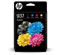 HP 937 CMYK Original Ink Cartridge 4-Pack