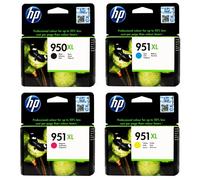 HP 950XL High Yield Black/951XL High Yield Cyan/Magenta/Yellow 4-pack Original Ink Cartridges ink cartridge 4 pc(s) High (XL) Yield Black, Cyan, Magenta, Yellow