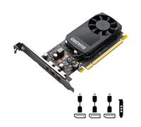HP Nvidia Quadro P400 2GB GDDR5 Single-Slot Graphics Card - 256 CUDA Cores, 64bit, 3 Mini DisplayPort 1.4 Ports, 30W, PCI Express 3.0 x16 with High & Low-Profile Brackets (Plain Boxed)