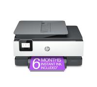 HP OfficeJet 8015e Wireless All-in-One Home Office Color Printer with Free Instant Ink 6-Month, Works with Alexa (228F5A) Gray