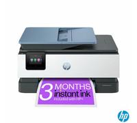 Hp Officejet Pro 8125E A4 All-In-One Printer, Print Scan Copy Fax, 20Ppm, Duplex, Wi-Fi, Hp+, Instant Ink, White
