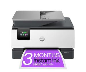 HP OfficeJet Pro 9122e All-in-One Printer | Colour | Printer for Small medium business | Print, copy, scan, fax | Print from phone or tablet | Touchscreen | 3 Months of free Instant Ink