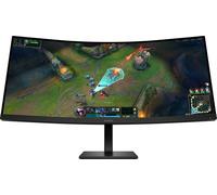 HP OMEN 34c G2 34" WQHD 180Hz Curved Gaming Monitor with FreeSync™ Premium - Black, Black