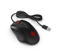 HP Omen 600 Wired USB Gaming Mouse, Optimized Mechanical Switches, 800-12000 DPI Optical Sensor, Customizable Buttons, RGB LED, Removable Weights