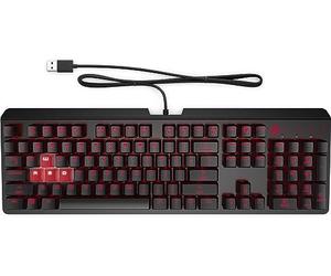 HP OMEN Encoder Tastatur Black (6YW76AA#ABD) Red Cherry Keys