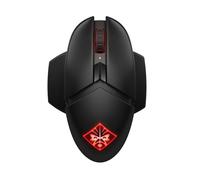 HP Omen Photon Wireless Gaming Mouse, Optical-Mechanical Switches, Ambidextrous Mouse, 100-16000 DPI Optical Sensor, Customizable Buttons, RGB LED, Customizable Ergonomics