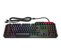 HP Omen Sequencer Gaming Keyboard, Anti-Ghosting Function with Rollover To N Buttons, Optical-Mechanical Blue Switches 0.2 Ms Response Time, Dedicated LED for Each Button, Black