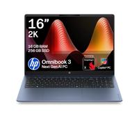 HP OmniBook 3 | 16" | 1920 x 1200 pixels | Snapdragon® X | 16GB 256GB SSD Fast Charge | Camera Shutter Audio Boost | Anti- glare Panel | 16-bz0002sax