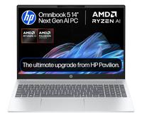 HP OmniBook 5 Next Gen AI Laptop | Copilot+ PC | AMD Ryzen AI 7 350 Processor | 24GB RAM | 1TB SSD | AMD Radeon 860M Graphics | 2K Anti-glare Display