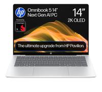 HP OmniBook 5 NGAI 14" Laptop - Snapdragon X1, 512 GB SSD, Glacier Silver, Silver/Grey