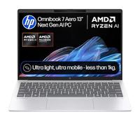 HP OmniBook 7 Aero 13.3" Laptop | AMD Ryzen AI 7 350 | 16GB RAM | 1TB SSD | Lightweight | 1920 x 1200 Display | AI Productivty | Windows 11 Home | Silver