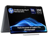 HP OmniBook Ultra Flip Next Gen AI Laptop | Intel Core Ultra 7-258V | 32GB RAM | 2TB SSD | 14” 3K OLED Touchscreen | 20Hr Battery | Backlit Keyboard | Fast Charge | Windows 11 | Charger Included