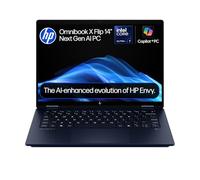 HP OmniBook X Flip 2-in-1 Laptop Next Gen AI 14" Laptop | Intel Core Ultra 7 | 16GB | 1000GB SSD | Windows 11 Home Fast Charge | Micro Edge display | Dual Speakers | 14-fm0006sa