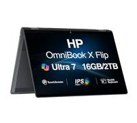 HP OmniBook X Flip 2-in-1 (Next Gen Envy x360) Laptop 16.0" Touch IPS WUXGA (Intel Ultra 7-256V, 16GB RAM DDR5, 2TB SSD, Backlit KB, Thunderbolt 4,AI Copilot+PC for Creator,Designer, Win 11 Pro)