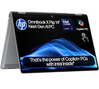 HP OmniBook X Flip Next Gen AI Laptop | Intel Core Ultra 7-256V | 16GB RAM | 1TB SSD | 14” 3K OLED Touchscreen | Intel Arc 140V | Up to 17.75hrs Battery | Fast Charge | Windows 11 | Charger Included